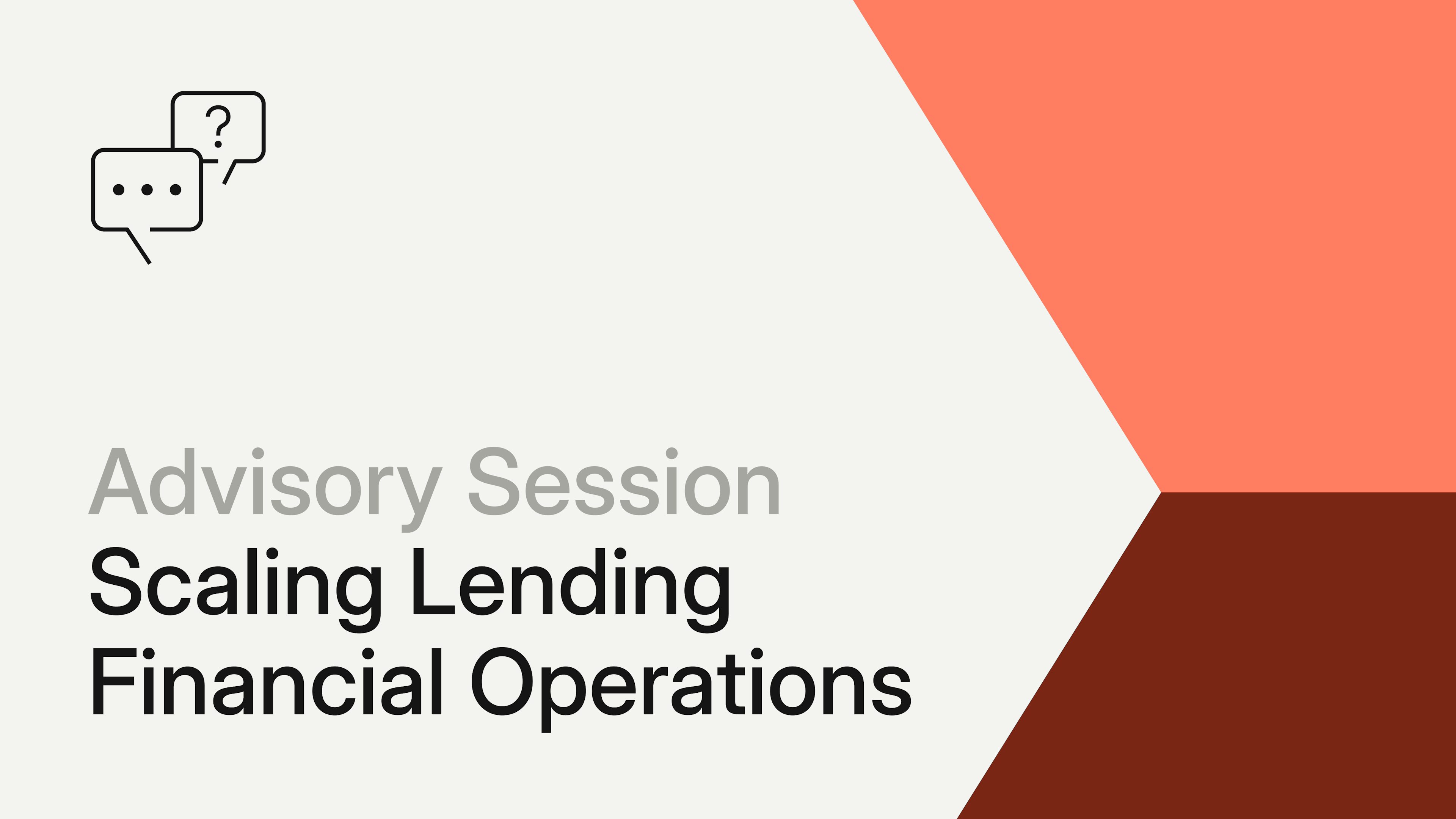 Main image for Lending Advisory Session