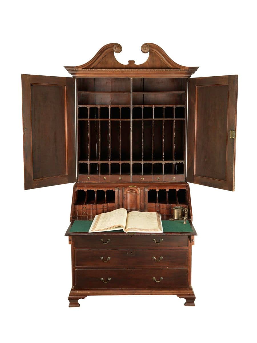 William Ramsey's ledgering desk
