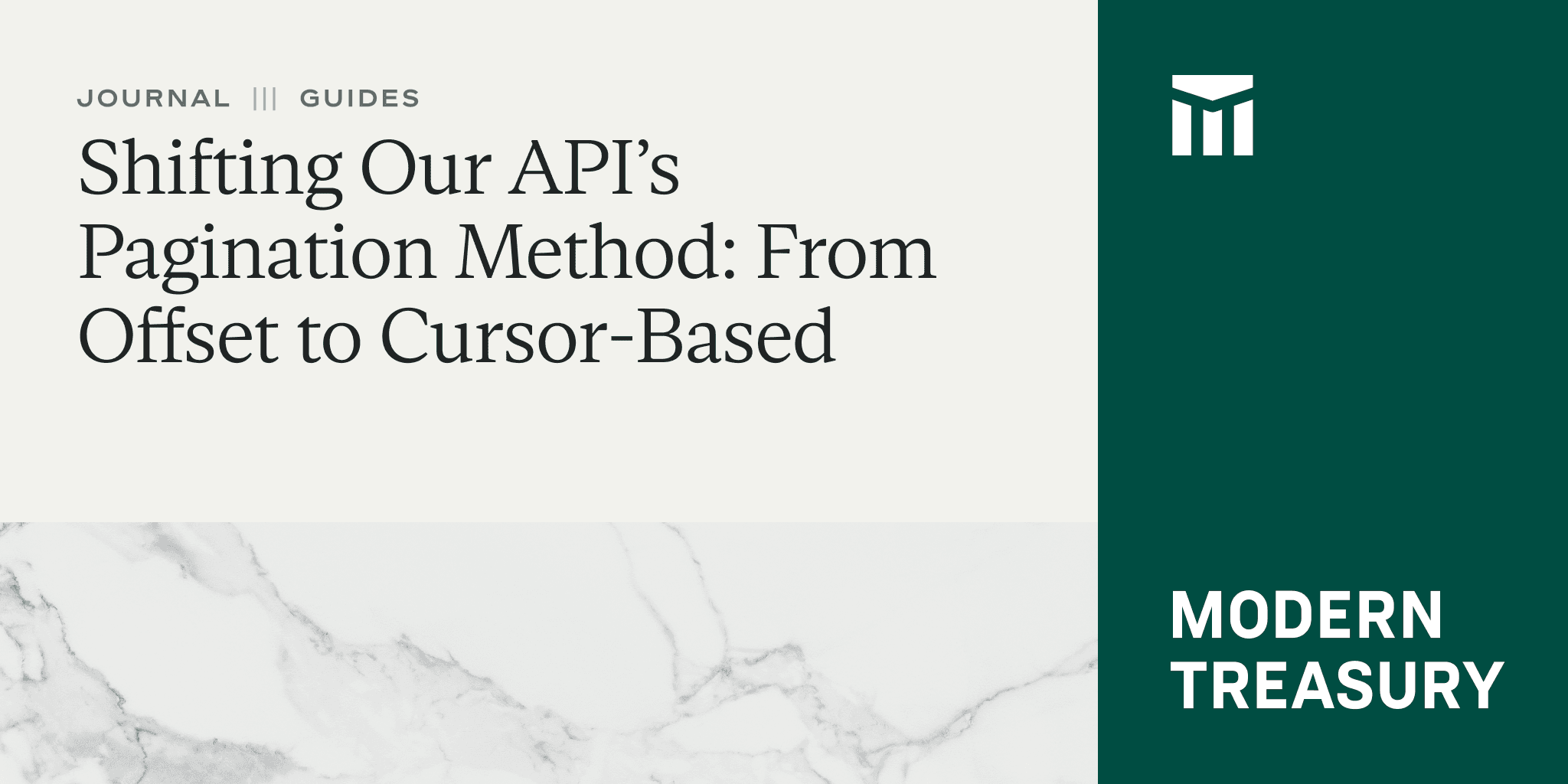 Shifting Our API's Pagination Method: From Offset to Cursor-Based Thumbnail