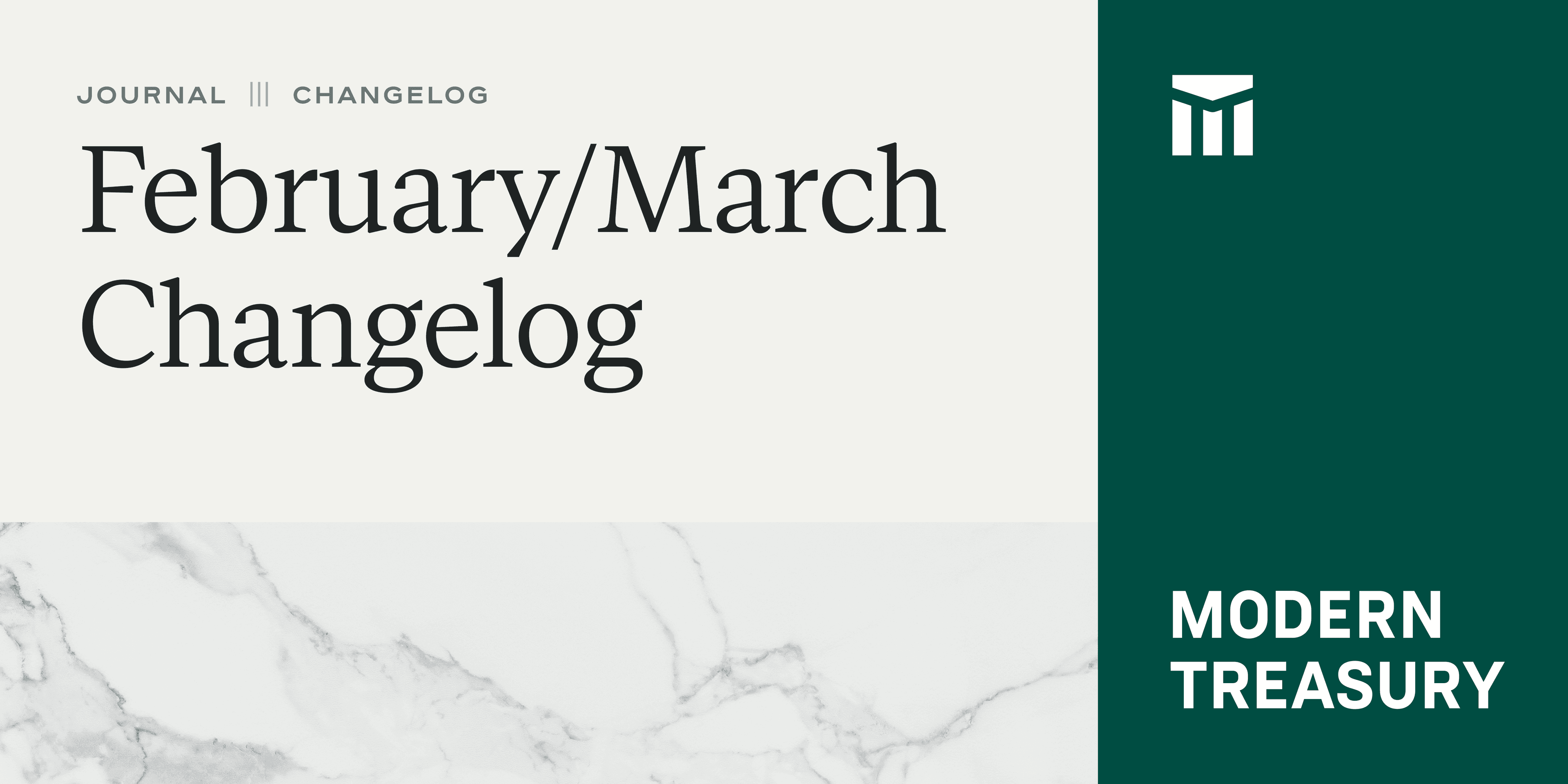 February/March Changelog Thumbnail