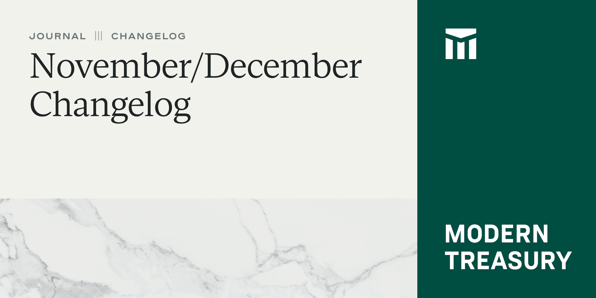 November/December Changelog Thumbnail