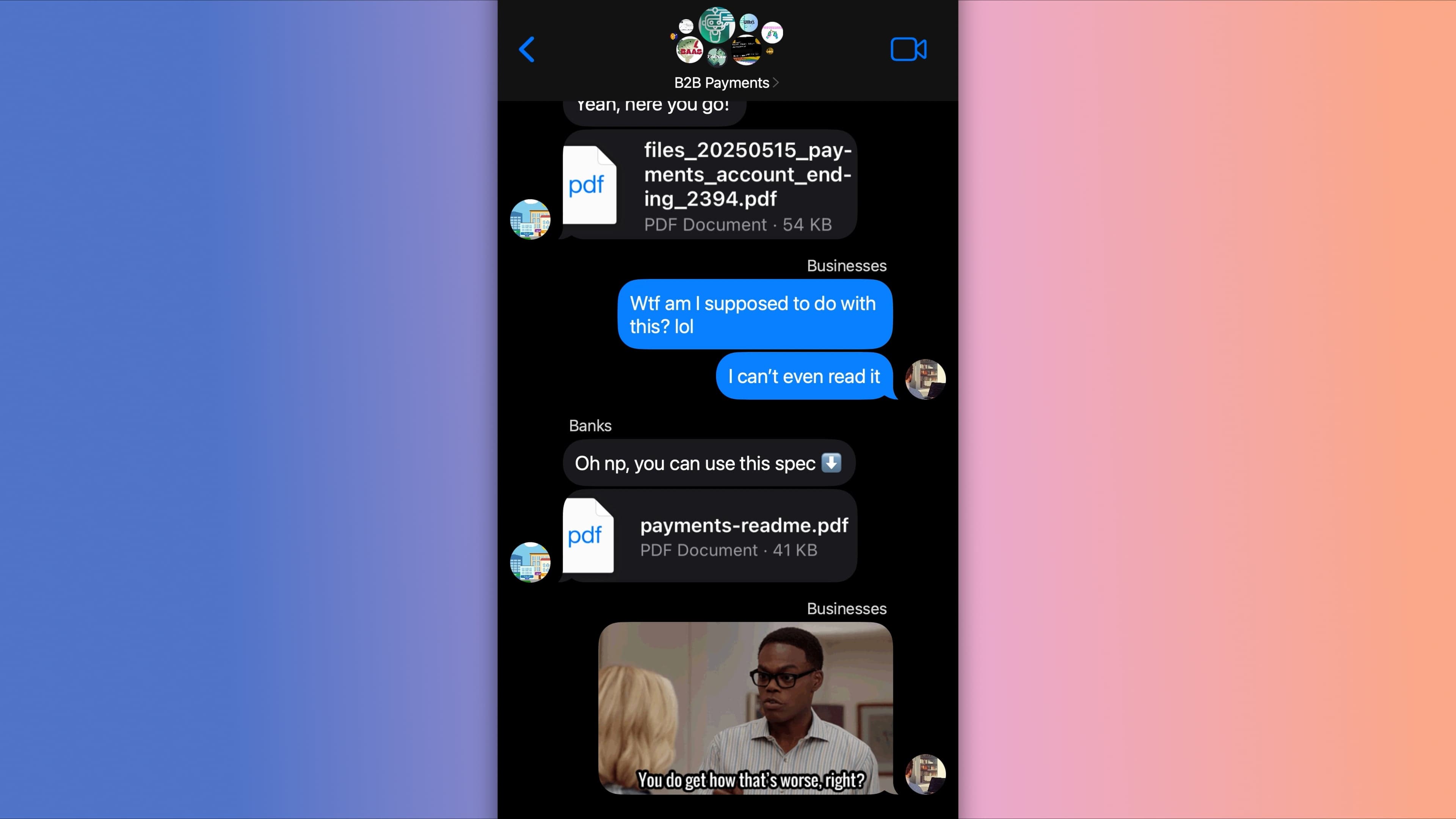 Payment Rails Group Chat  Thumbnail
