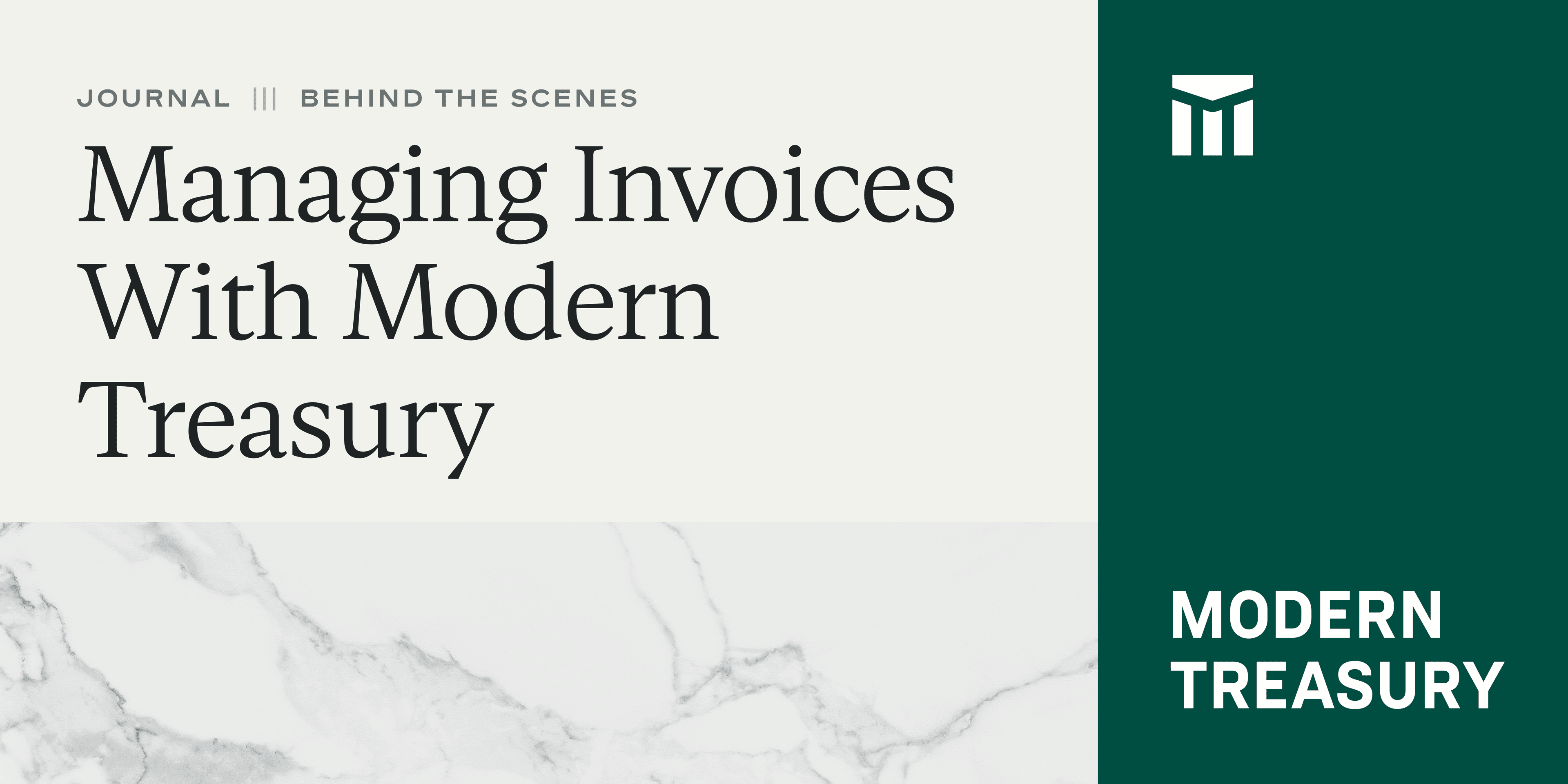 Managing Invoices With Modern Treasury Thumbnail