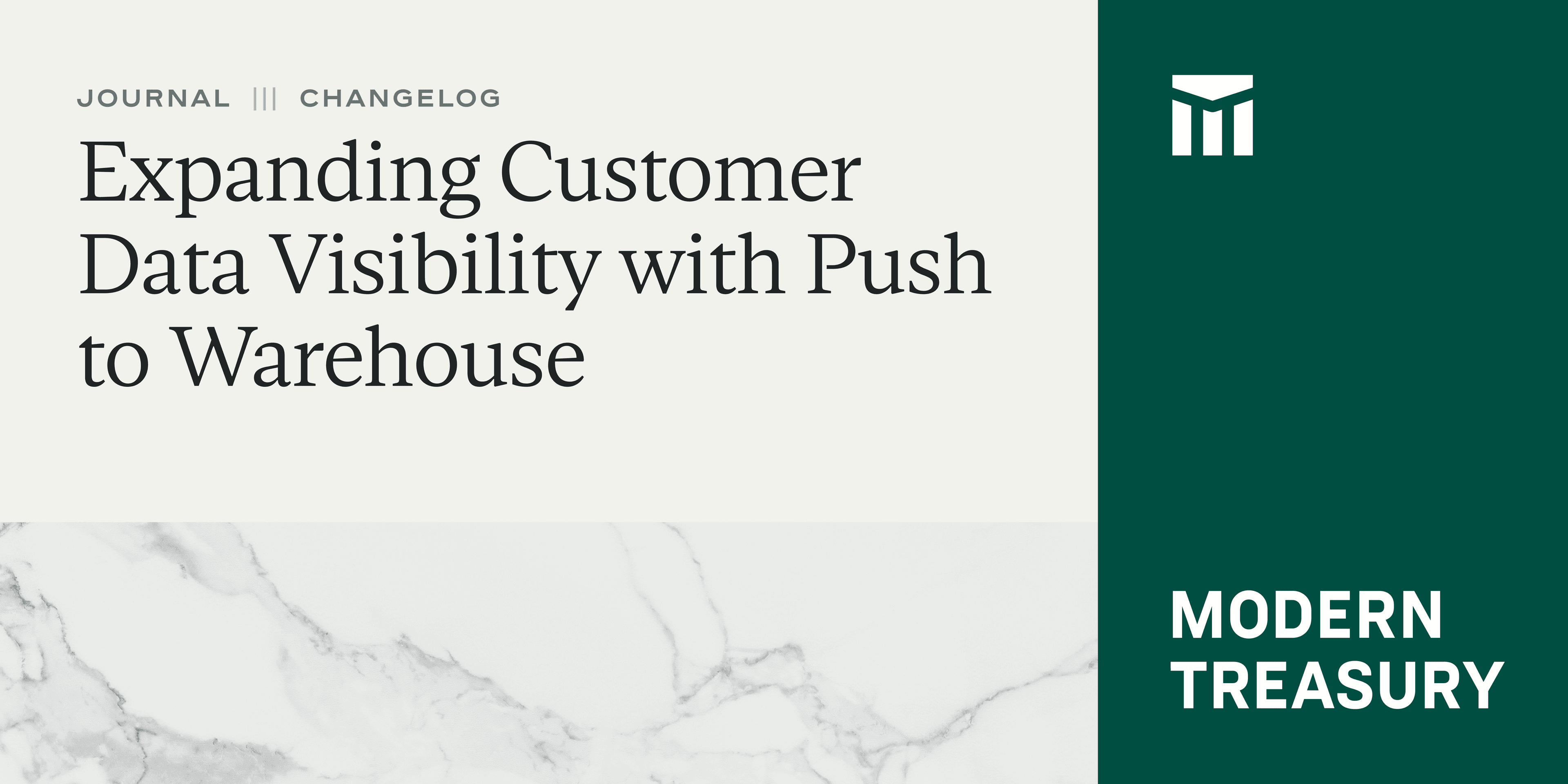 Expanding Customer Data Visibility with Push to Warehouse Thumbnail