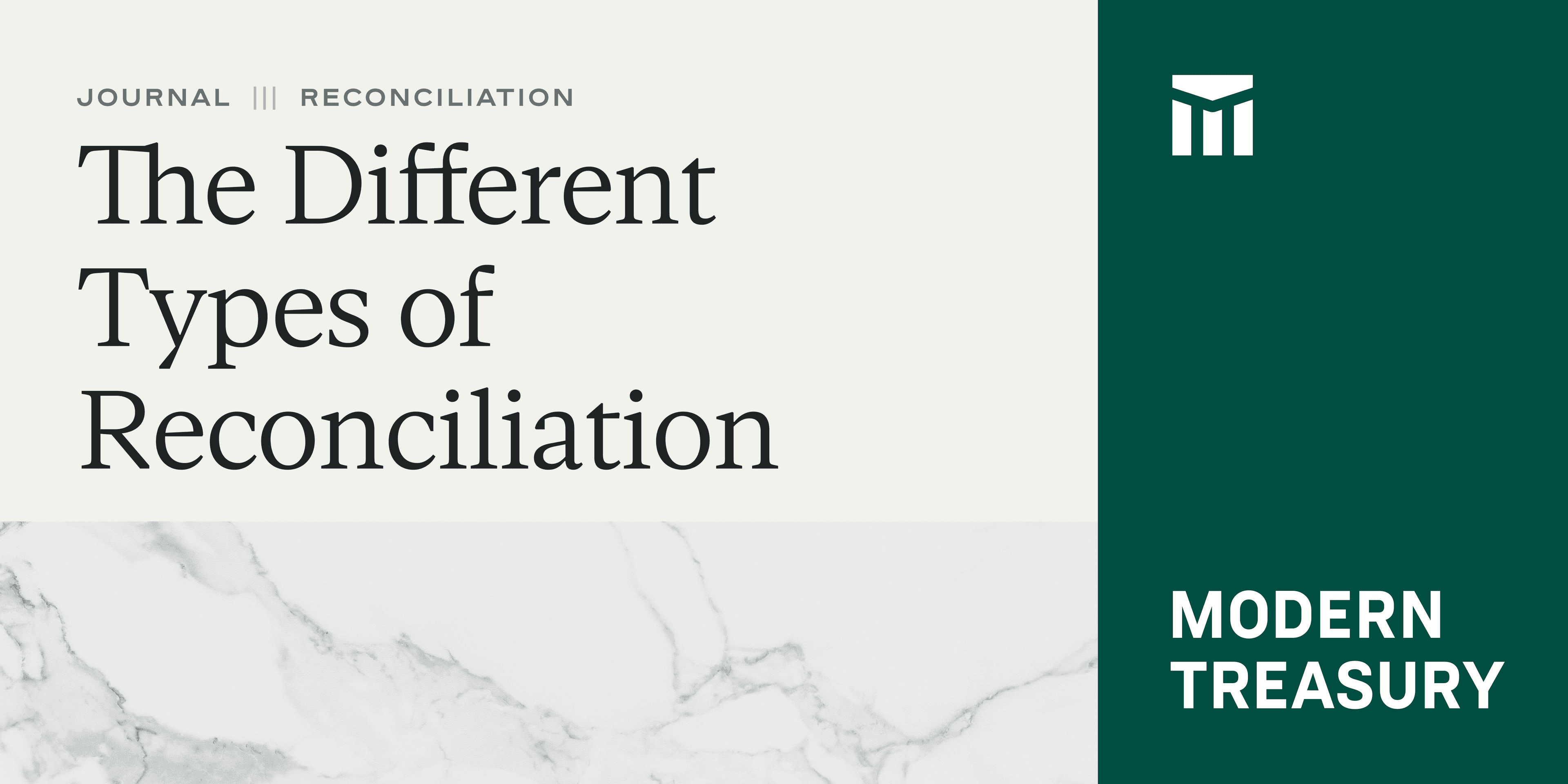 The Different Types of Reconciliation Thumbnail