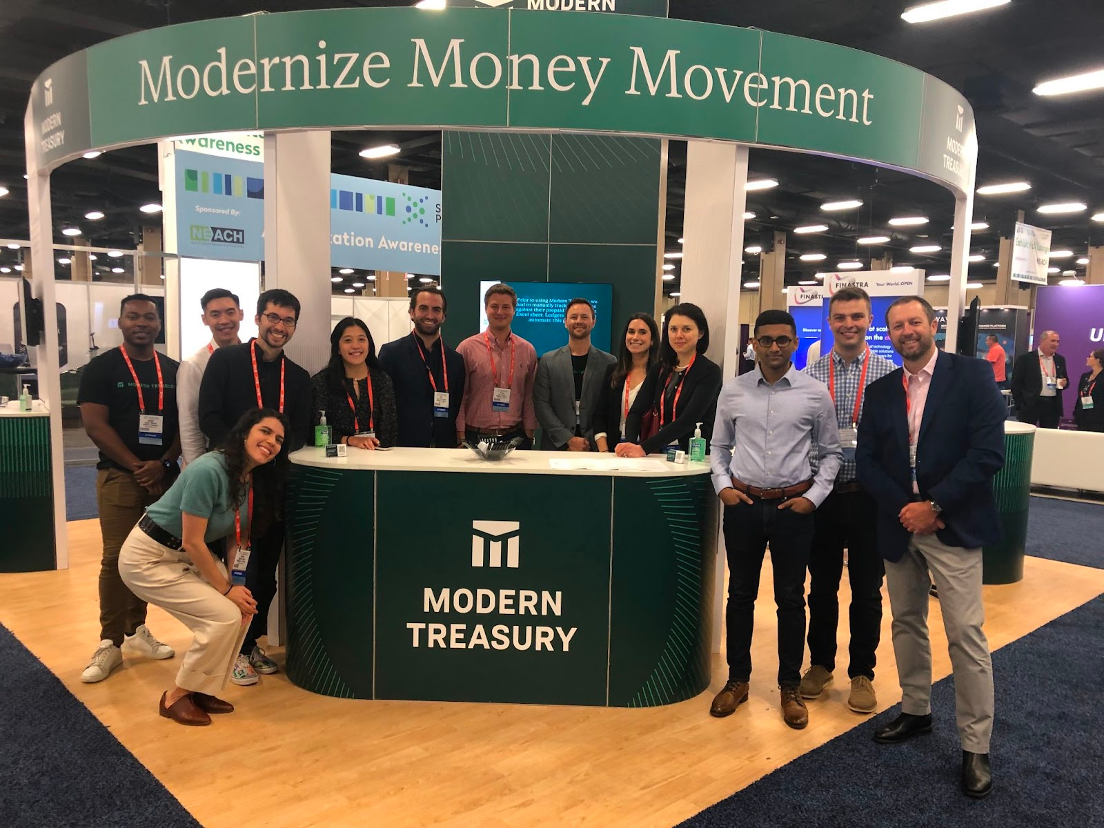 Modern Treasury team at Smarter Faster Payments 2022