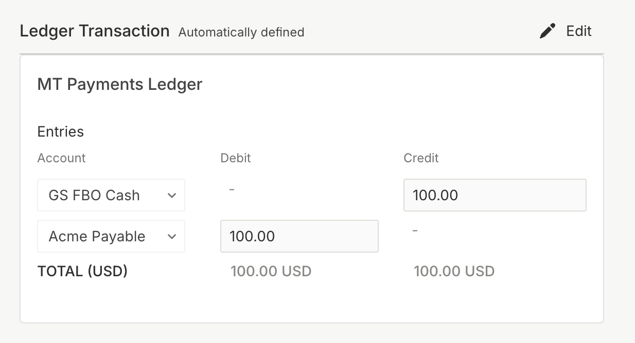 Updates to Ledgering Payment Orders in the Dashboard