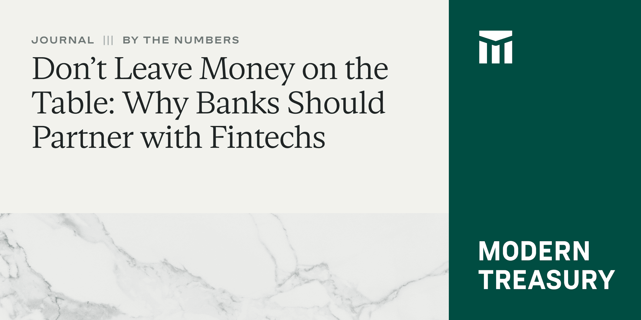 Don't Leave Money on the Table: Why Banks Should Partner with Fintechs Thumbnail