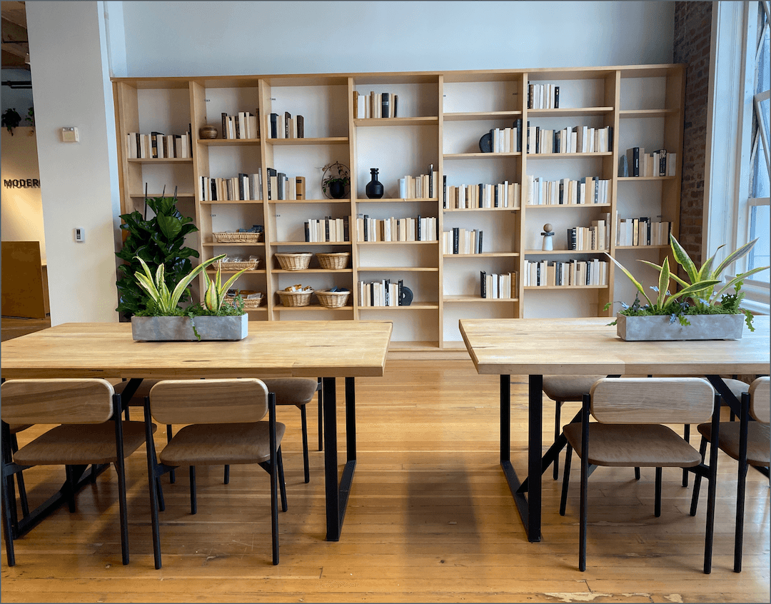 Modern Treasury dining area